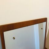 Scandinavian teak mirror