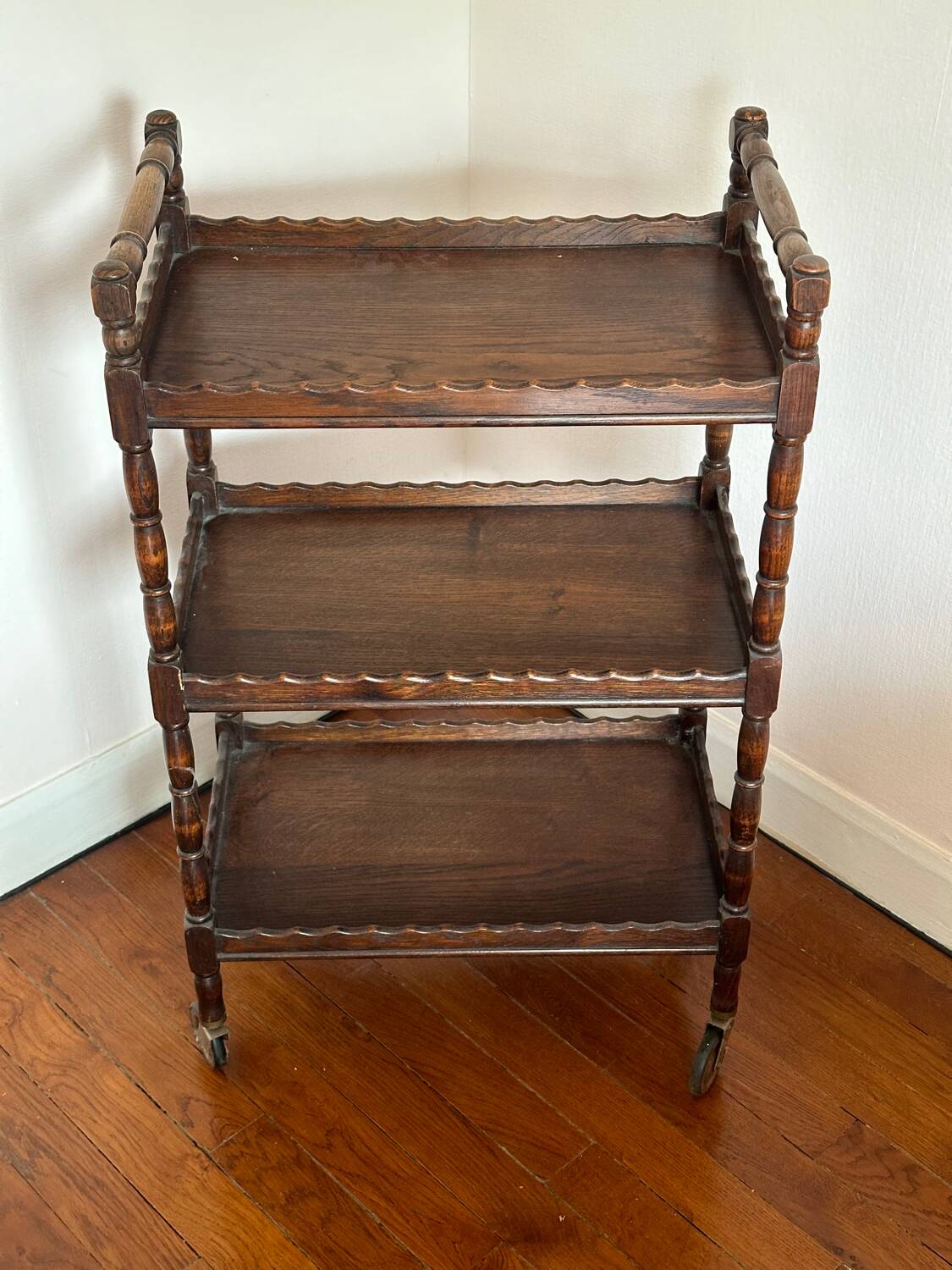 Vintage Serving Table - Rolling Table