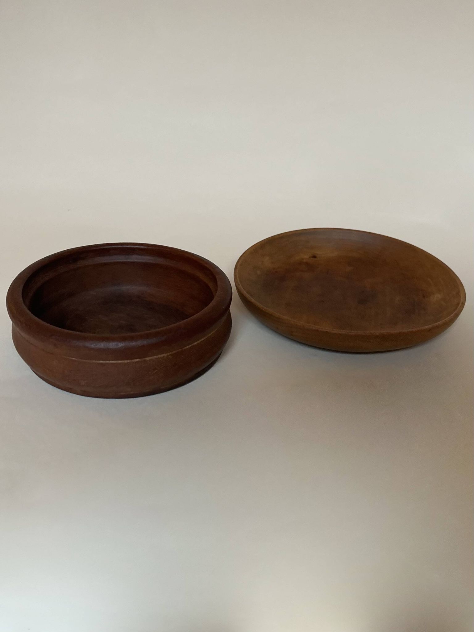 Duo de vides-poche en bois brut