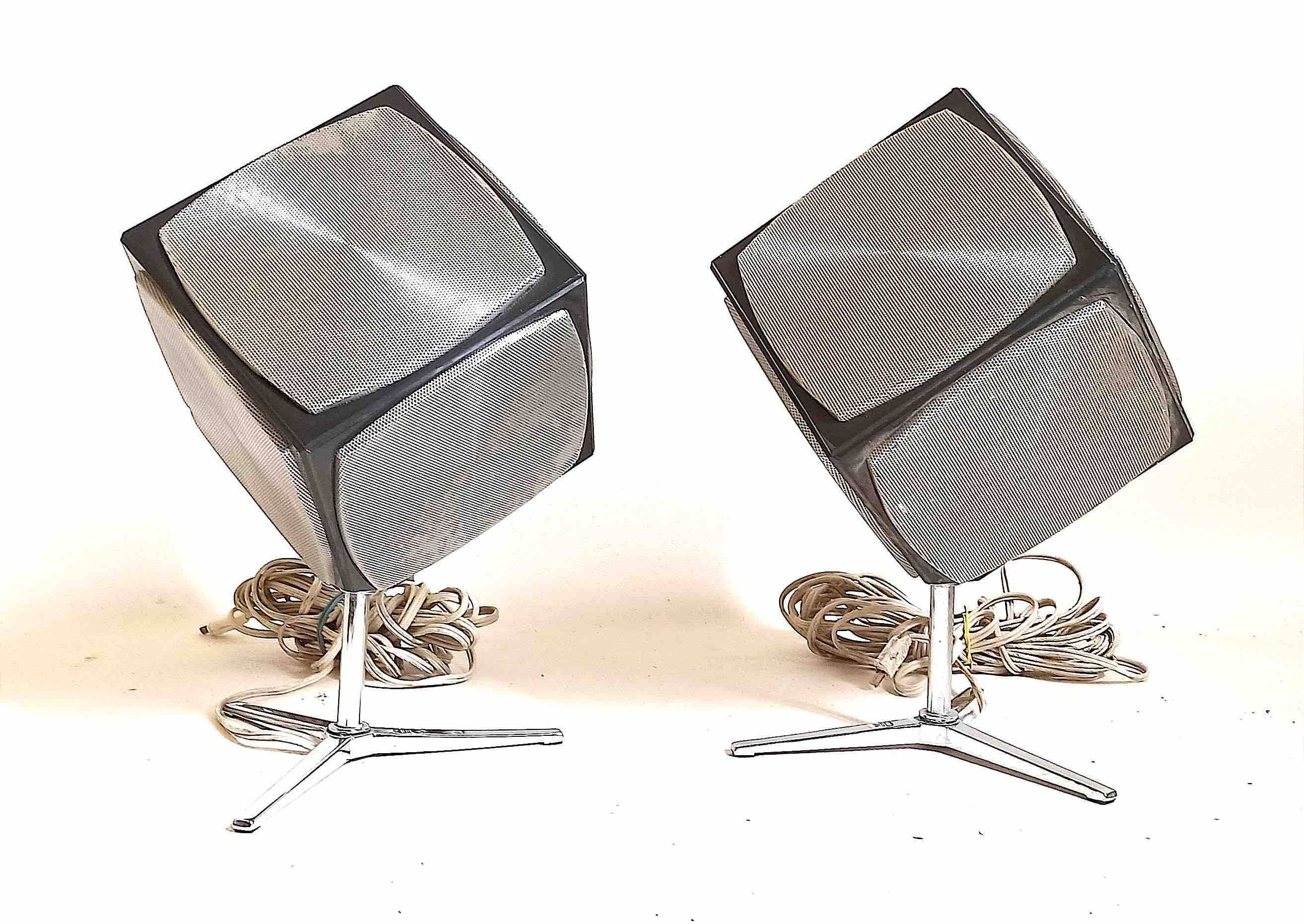 スピーカー・ウーファー grundig audiorama 700 cube speakers Grundig Audiorama 700 Cube speakers 1970 (troika) #grundig