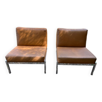 Pair of vintage armchairs