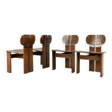 Africa dining chairs by Afra & Tobia Scarpa for Maxalto, 1975, set of 4