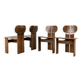 Africa dining chairs by Afra & Tobia Scarpa for Maxalto, 1975, set of 4