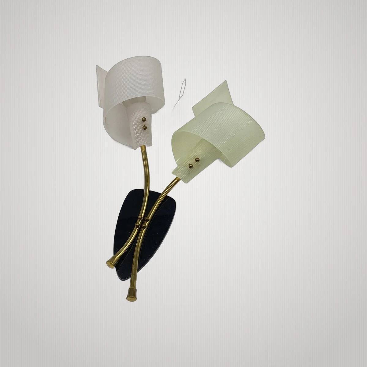 Paire d appliques arlus vintage design lampe suspension