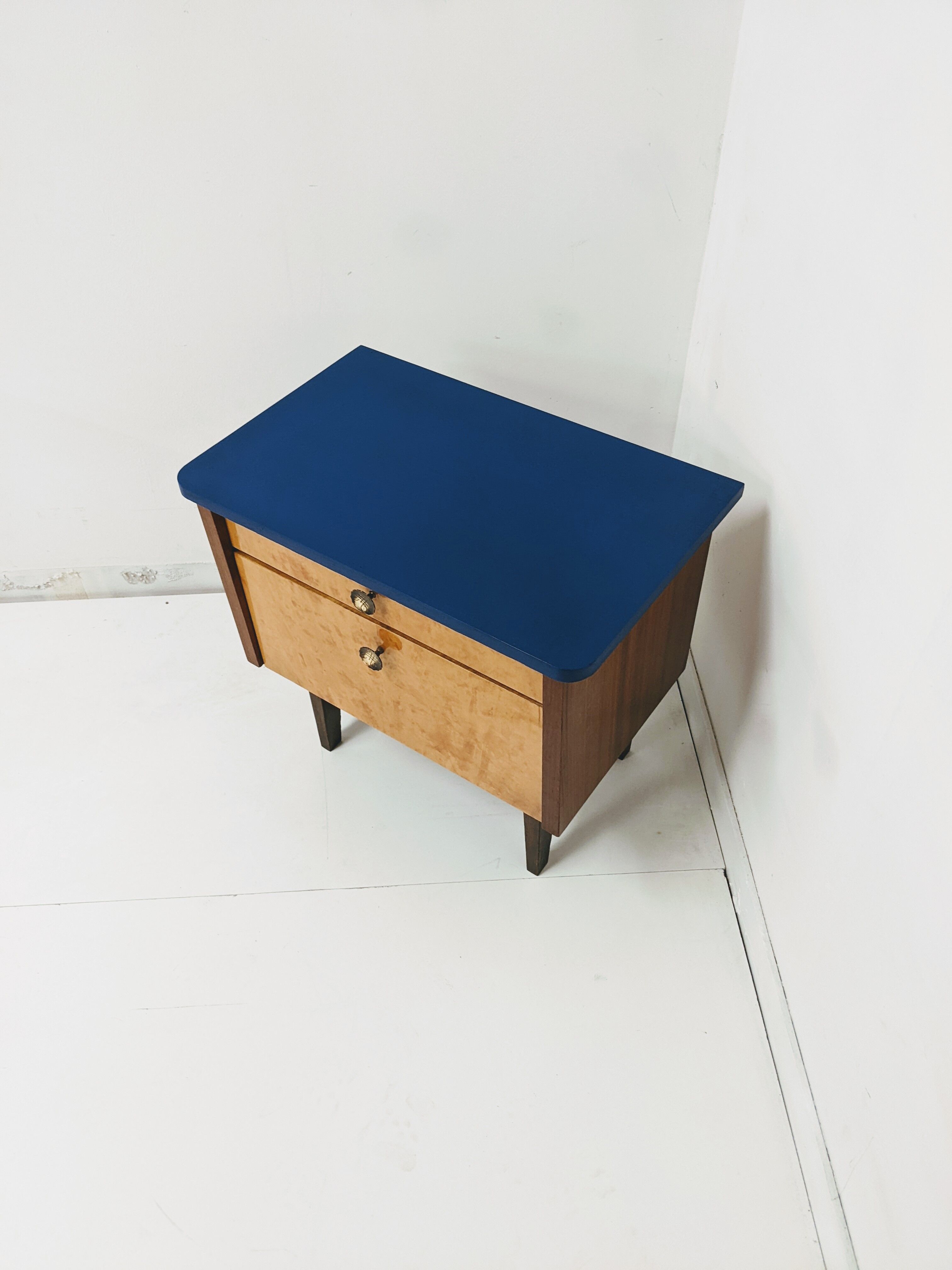 Vintage wooden storage cabinet / side bedside table