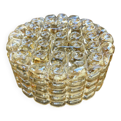 Applique ronde Space Age conçue par Alois Gangknofner pour Erco Leuchten, Allemagne, 1960.