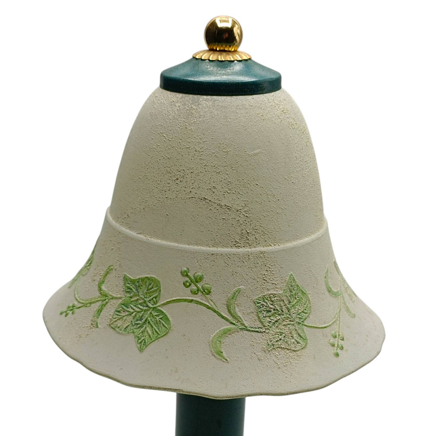 Vintage - Pair of lamps - Glass & Metal