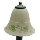 Vintage - Pair of lamps - Glass & Metal