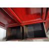 Antique red Chinese wardrobe