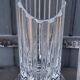 Set of 3 Daum crystal vases model Cythère from the 80s