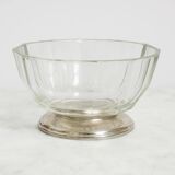 Art Deco cup with silver metal sides