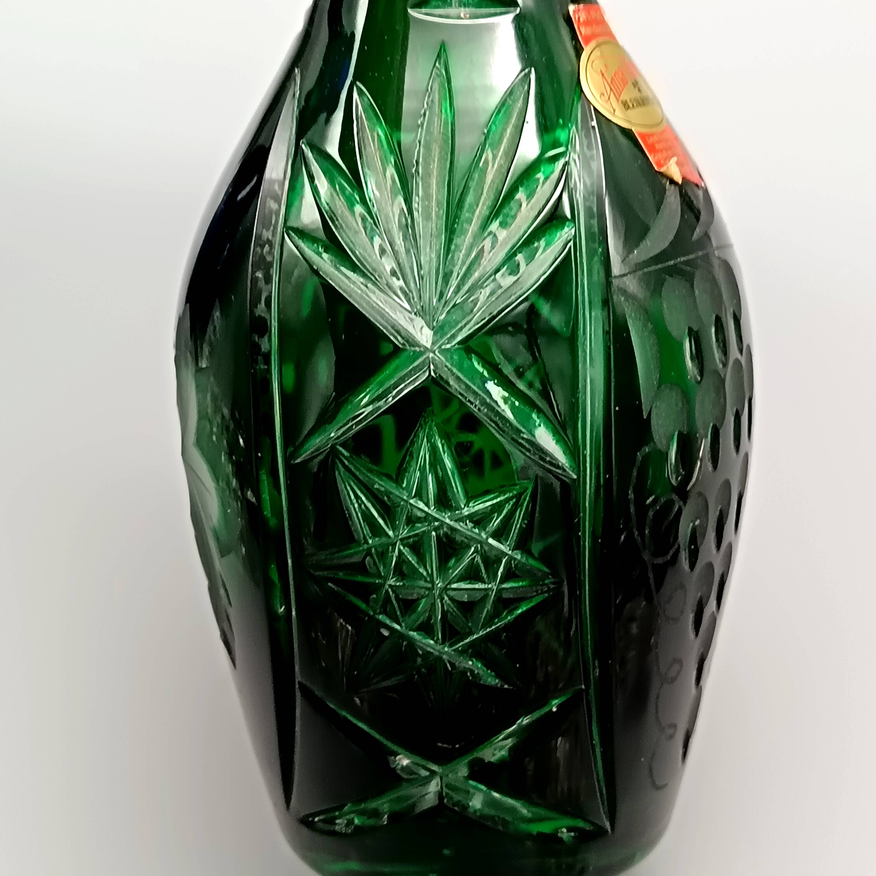 Vintage carafe, 24% double-cut crystal anna hütte bavaria