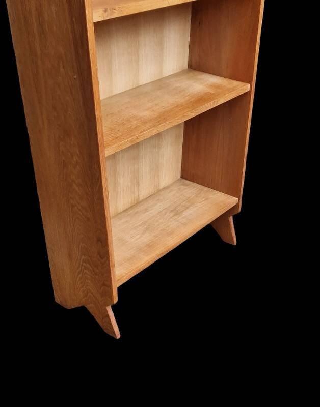 Vintage library shelf with compass base