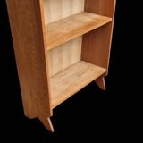 Vintage library shelf with compass base