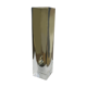 Smoked glass vase