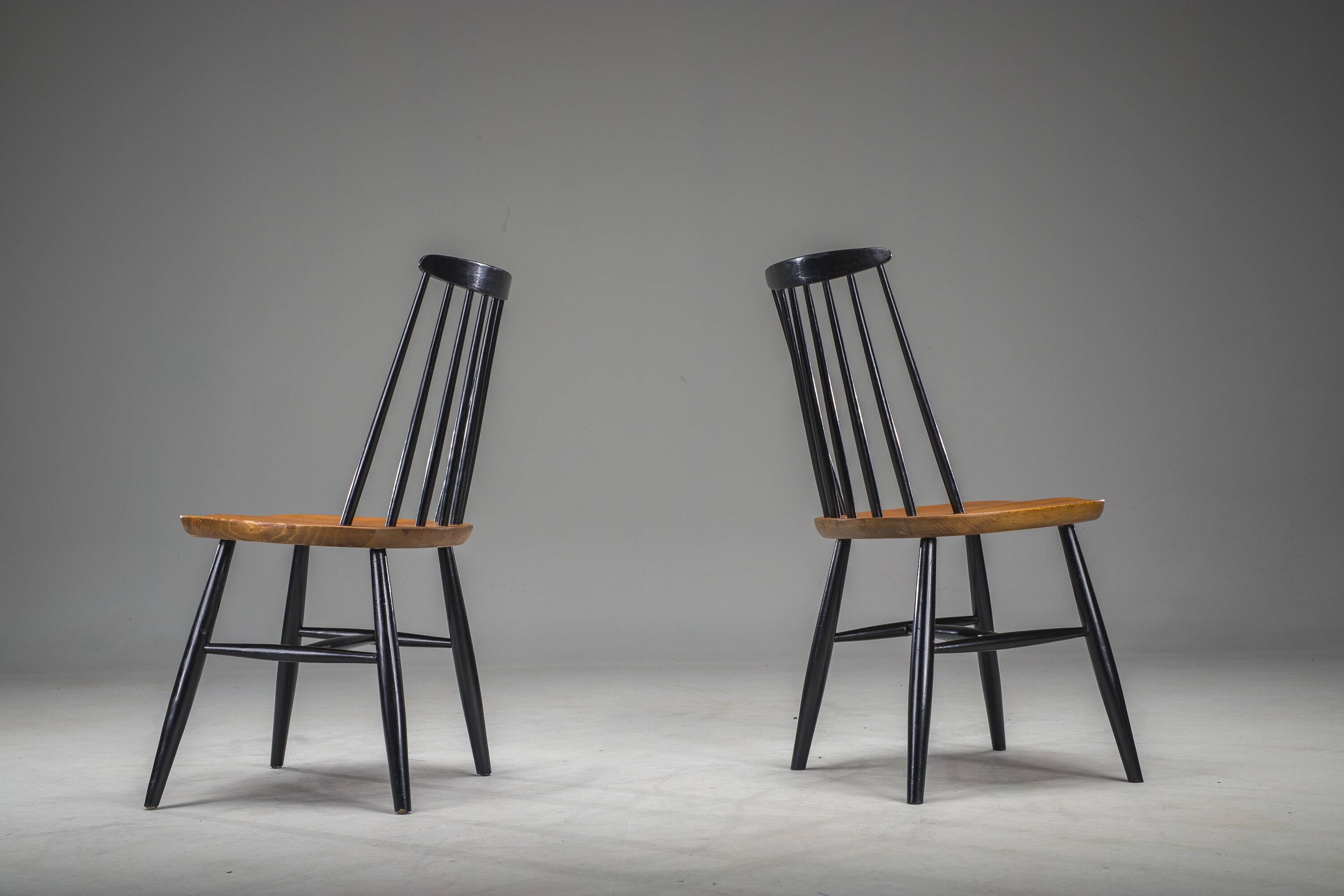 Set of Fanett Dining Chairs by Ilmari Tapiovaara, 1960s