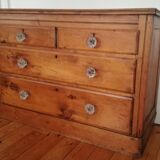 Commode en pin anglaise XIX siècle