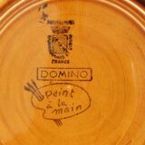 Set 10 plates African Art Deco 1930 Domino Sarreguemines