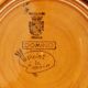 Set 10 plates African Art Deco 1930 Domino Sarreguemines
