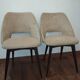 Beige vintage shaggy chairs