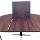 Table à manger Jorge Zalszupin ronde extensible palissandre jacaranda 1960