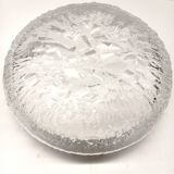 Crystal Bowl Empty Pocket 28 cm Signed Tapio Wirkkala Lunaria Design Finland