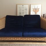 Roset Line sofas and rattan armchairs set