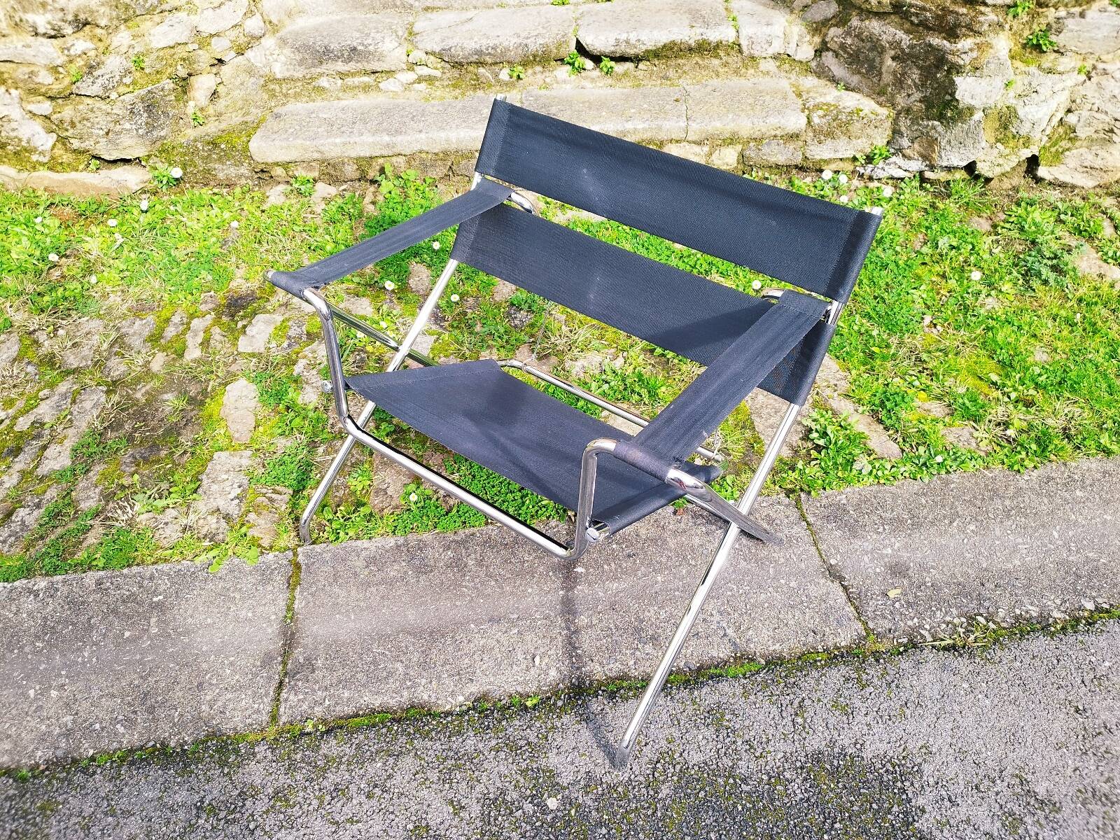 D4 folding armchair Marcel Breuer Tecta design