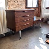 Vintage TV cabinet / lowboard / retro low cabinet