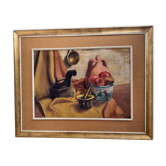 Still life oil painting by M.A. Rojo