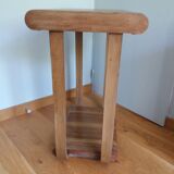 Art Deco curved wood console