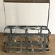 8-hole bottle holder, zinc and wood