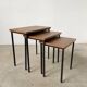 Tables gigogne teck moderniste années 50