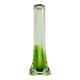 Art Nouveau vase, green glass, silver mount, United Kingdom, early 20th century