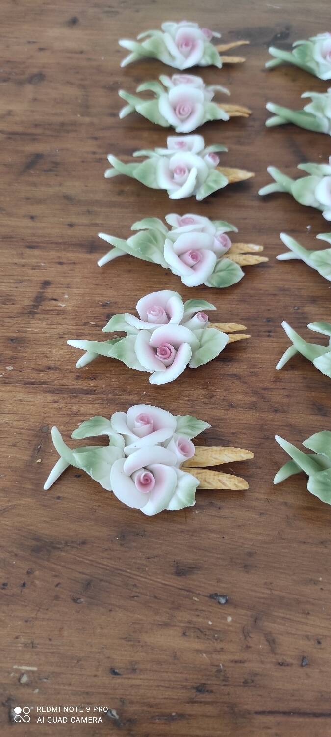 Porte couteaux fleurs et épis de bles