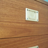 Commode en cerise, années 70, design danois, fabriqué au Danemark