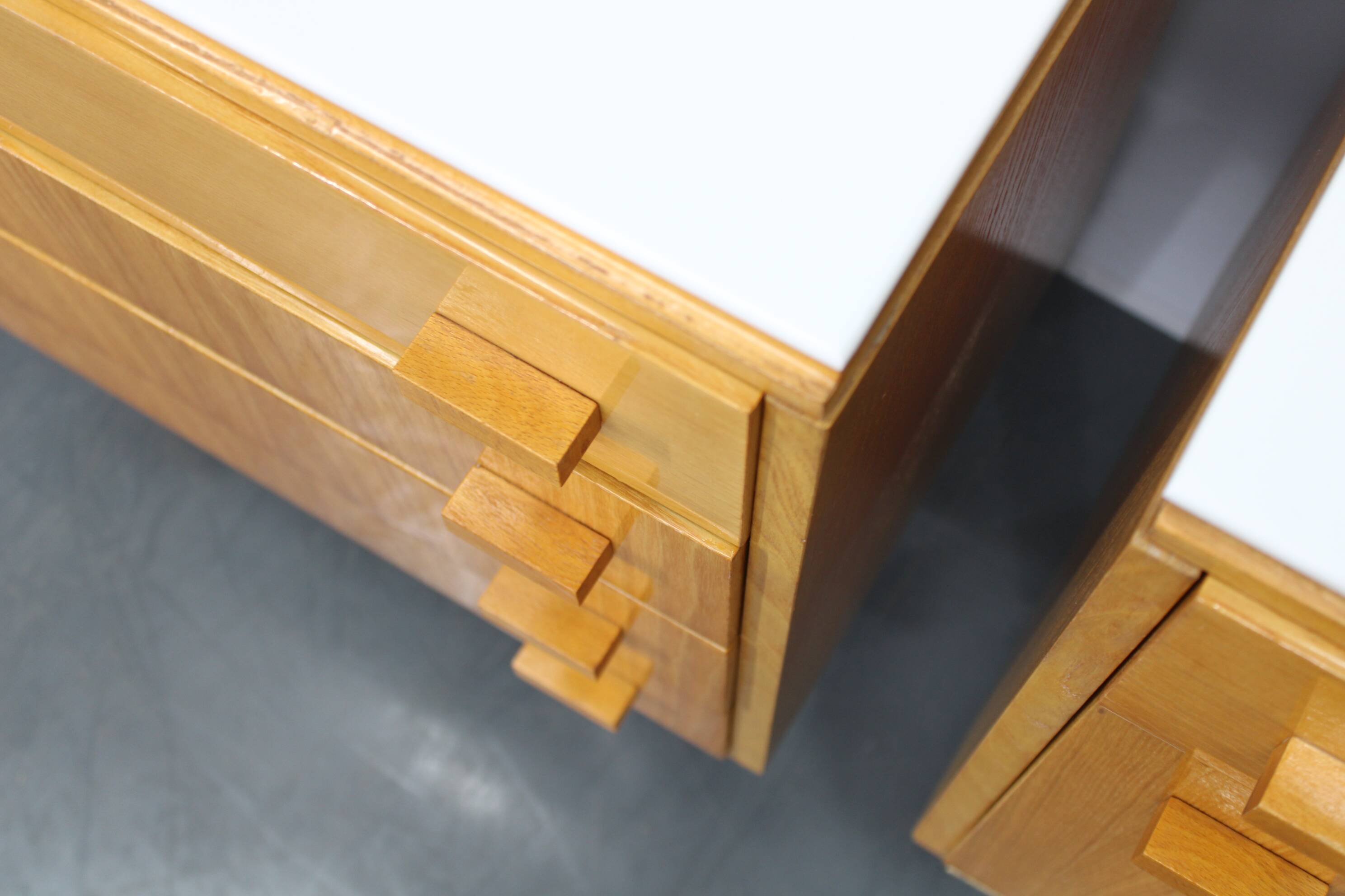 1960s Frantisek Mezulanik Pair of Chest of Drawers, Czechoslovakia