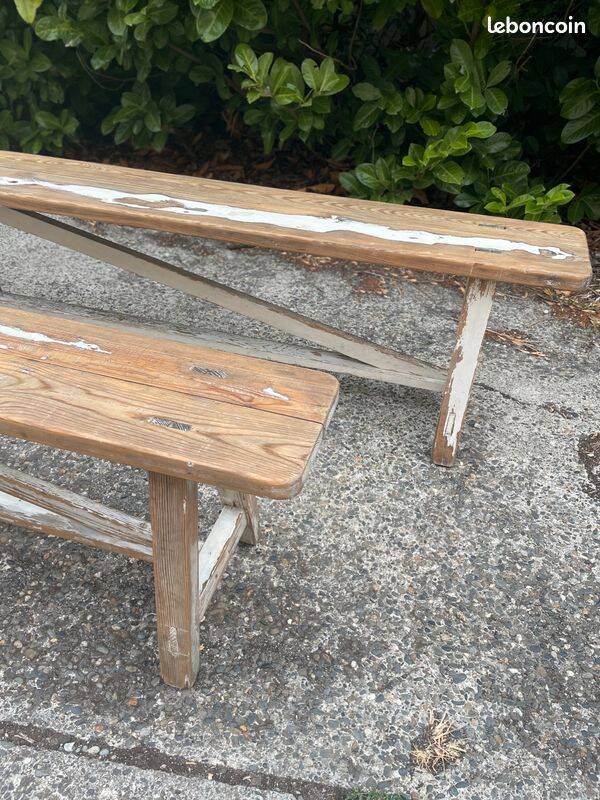 Wooden benches - 3m
