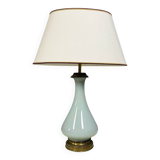 Baluster-shaped lamp in celadon porcelain, Napoleon III period, circa 1880