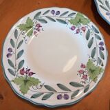 4 salad plates, dessert Fortebraccio Italy