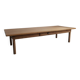 Large oak coffee table