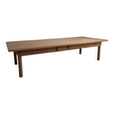 Grande table basse en chêne