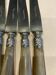 Series of 12 horn-handled knives
