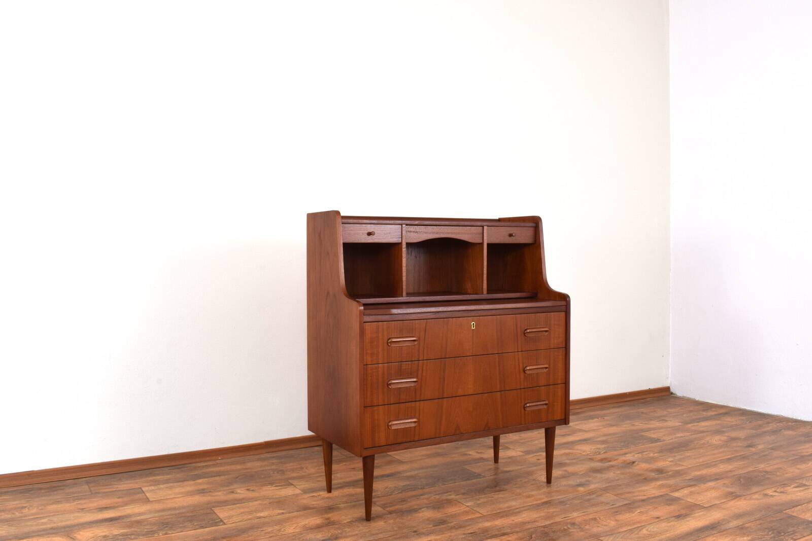 Mid-Century Danish Teak Secretary, 1960s.