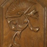 Panneau en bois sculpté 54 x 45 cm