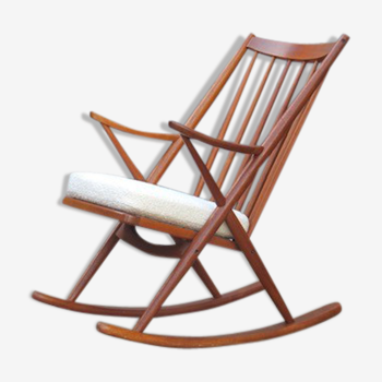 Rocking-chair scandinave de F Reenskaug pour Bramin 1958