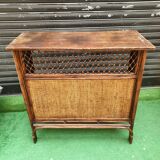Bar vintage bambou et rotin