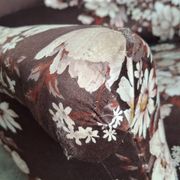 Napoleon III toad chair – Antique structure, floral fabric