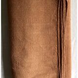 Antique Harvest Tablecloth in Pure Hemp, Tinted in Terracotta