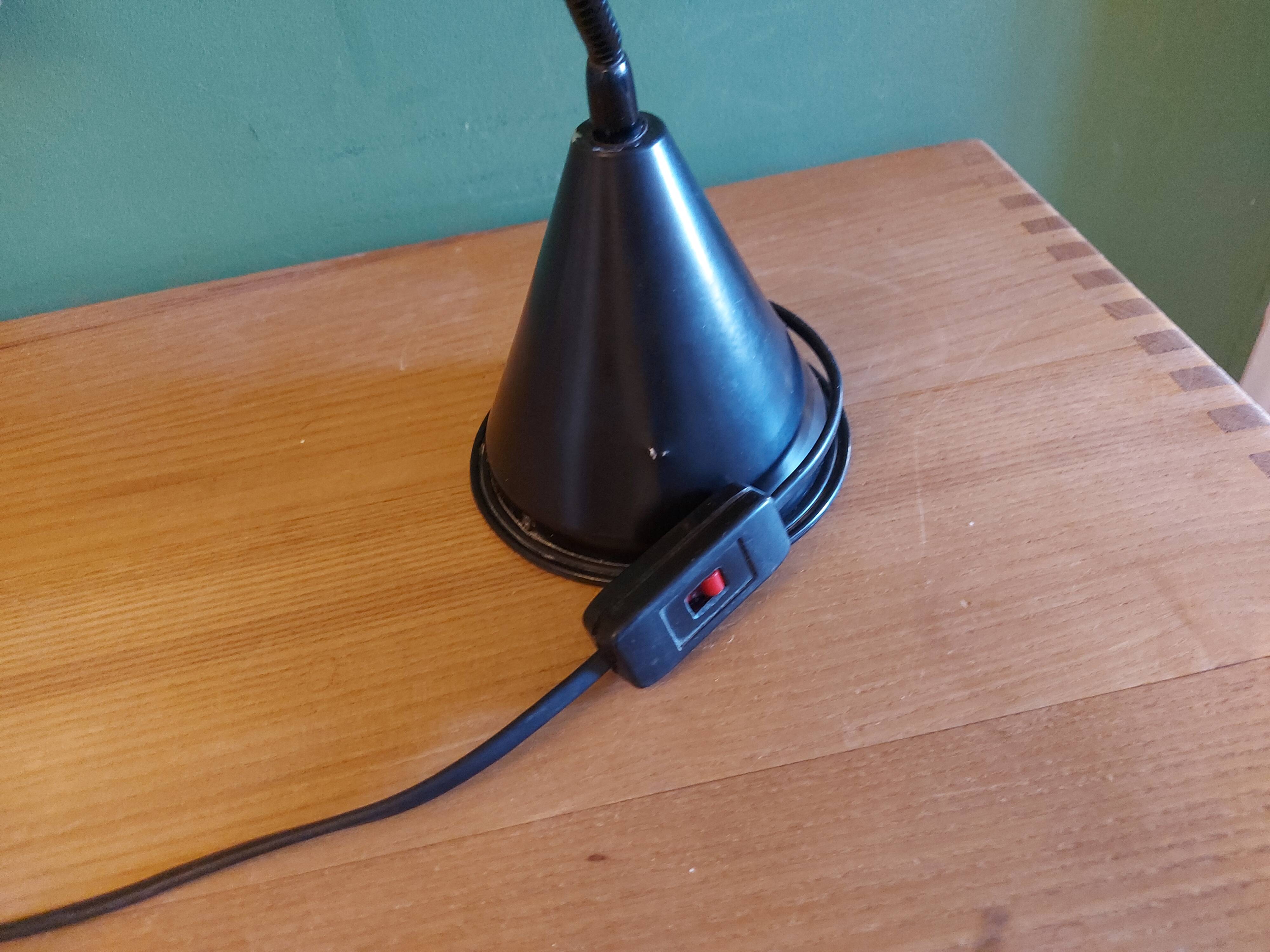 Vintage 80'S lamp with diabolo lampshade, made in Italy